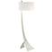 Stasis 58.5" High Vintage Platinum Floor Lamp With Natural Anna Shade