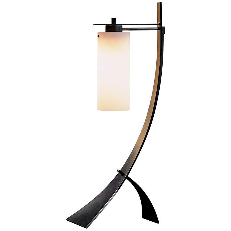 Image 1 Stasis with Opal Glass Hubbardton Forge Table Lamp