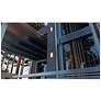 2_State LED Outdoor Sconce - 12" - Textured Grey more views