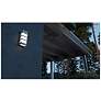3_State LED Outdoor Sconce - 12" - Textured Grey more views