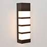 1_State LED Outdoor Sconce - 17" - Textured Bronze