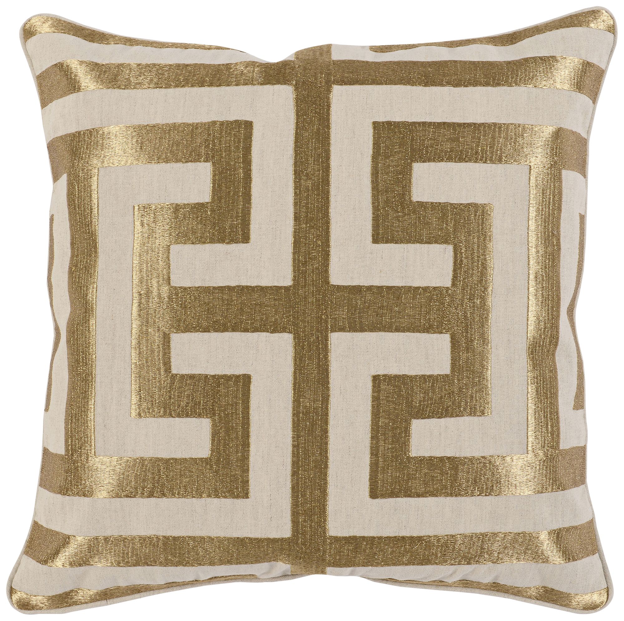 gold accent pillows