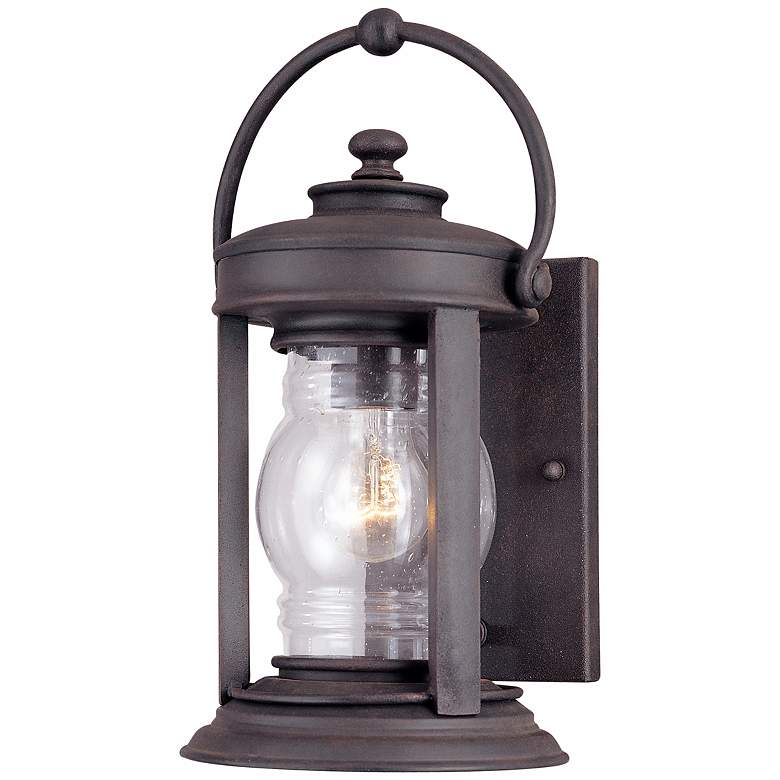 Image 1 Station Square Collection 13 3/4 inch High Outdoor Wall Light