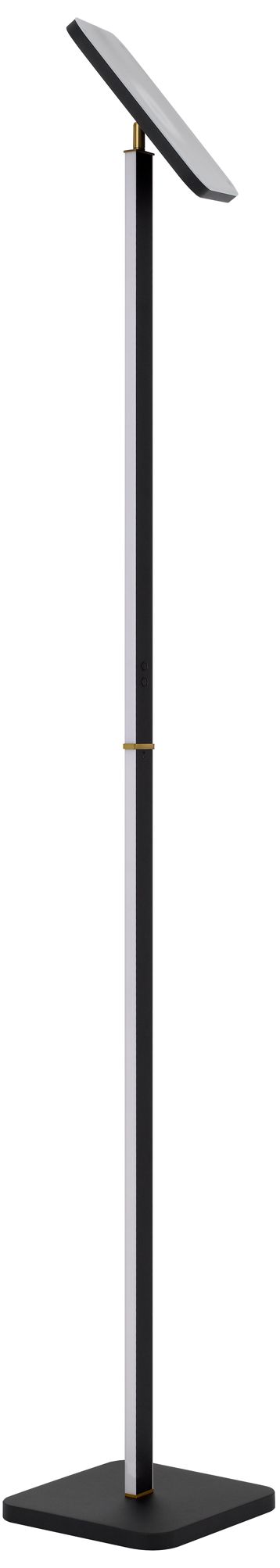 Image 3 Statros Dimmable Metal Torchiere with Duo Controls more views