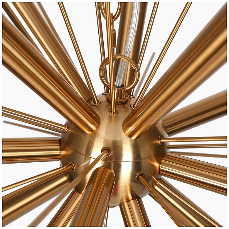 Image 6 Stavani 15-Light Gold Sputnik LED Chandelier more views