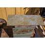 6_Stave Slate Stone 19" High Rustic Modern Fountain with LED Light more views