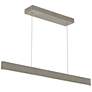 1_Stealth 36" Satin Nickel LED Pendant