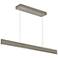 Stealth 36" Satin Nickel LED Pendant