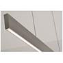 3_Stealth 36" Satin Nickel LED Pendant more views