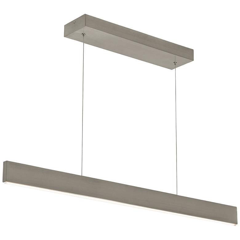 Image 1 Stealth 36 inch Satin Nickel LED Pendant