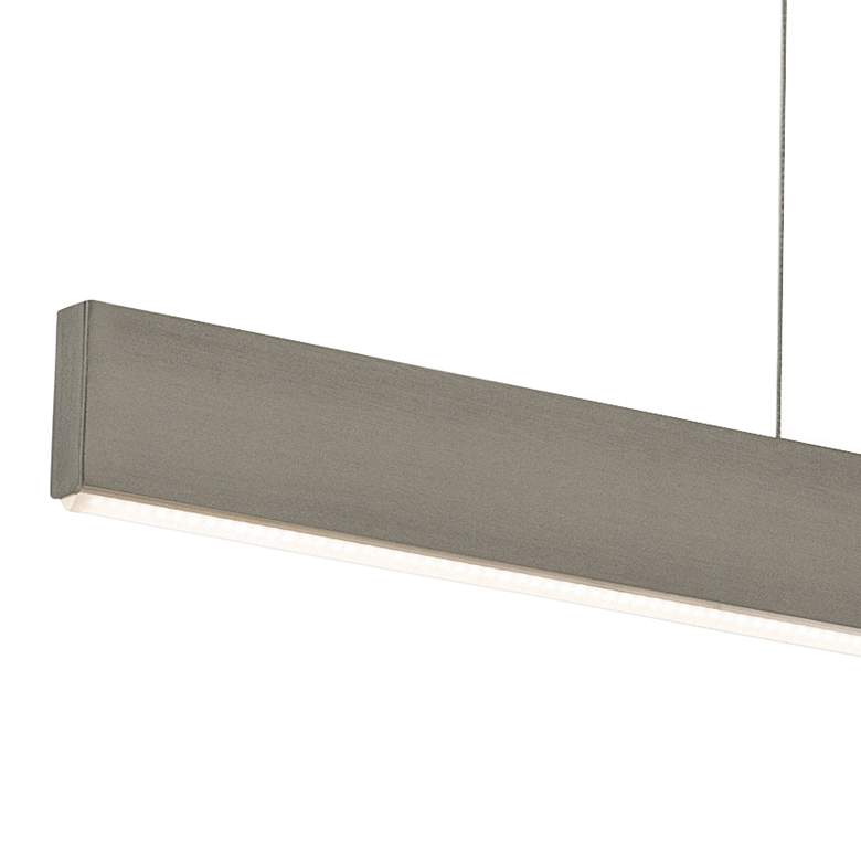 Image 2 Stealth 36" Satin Nickel LED Pendant more views