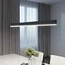 2_Stealth 36" Wide Black LED Linear Pendant Light