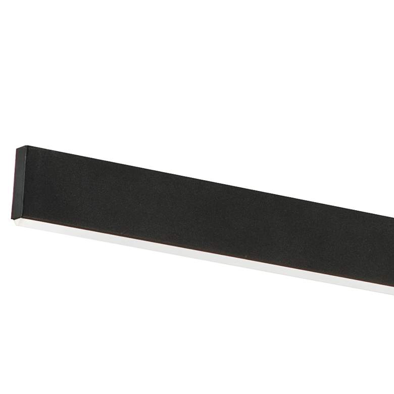 Image 4 Stealth 36" Wide Black LED Linear Pendant Light more views