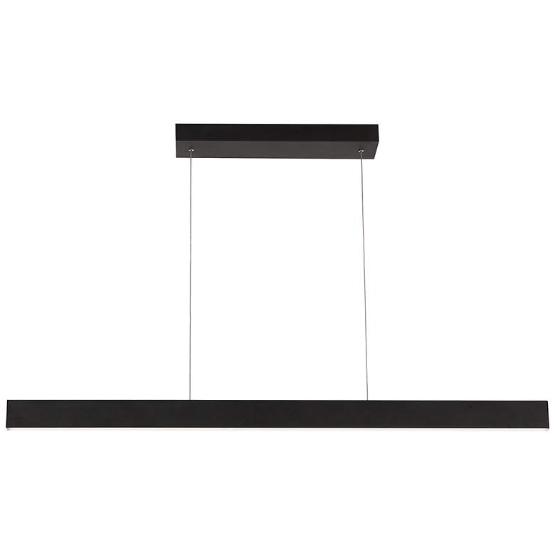 Image 5 Stealth 36" Wide Black LED Linear Pendant Light more views