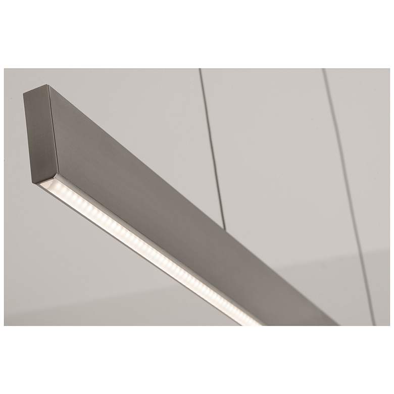 Image 3 Stealth 46" Satin Nickel LED Pendant more views