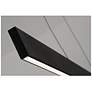 5_Stealth 46" Wide Black LED Linear Pendant more views