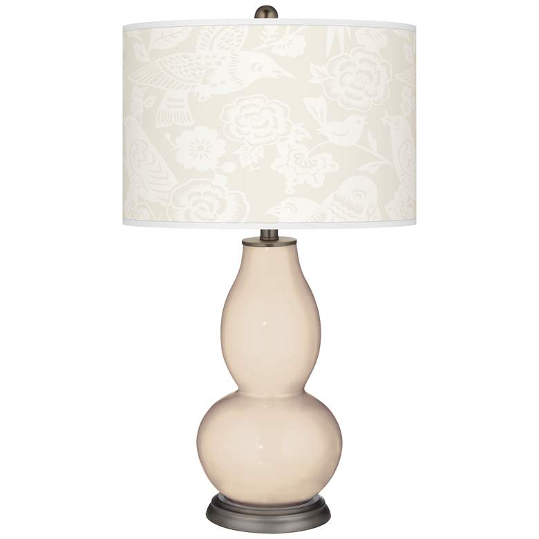 Image 1 Steamed Milk Aviary Double Gourd Table Lamp