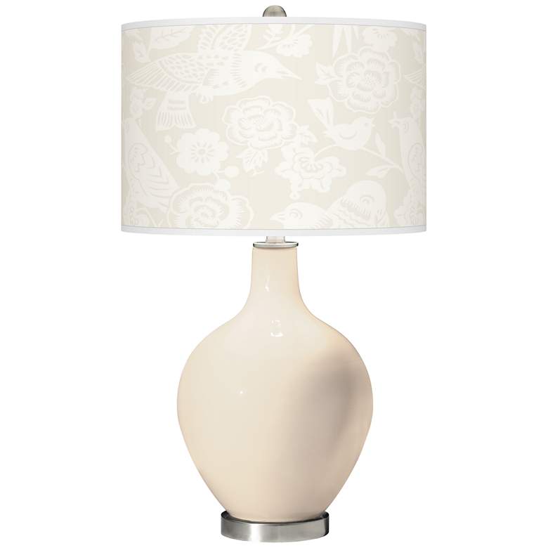 Image 1 Steamed Milk Aviary Ovo Glass Table Lamp