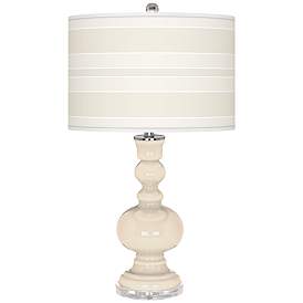 Image1 of Steamed Milk Bold Stripe Apothecary Table Lamp