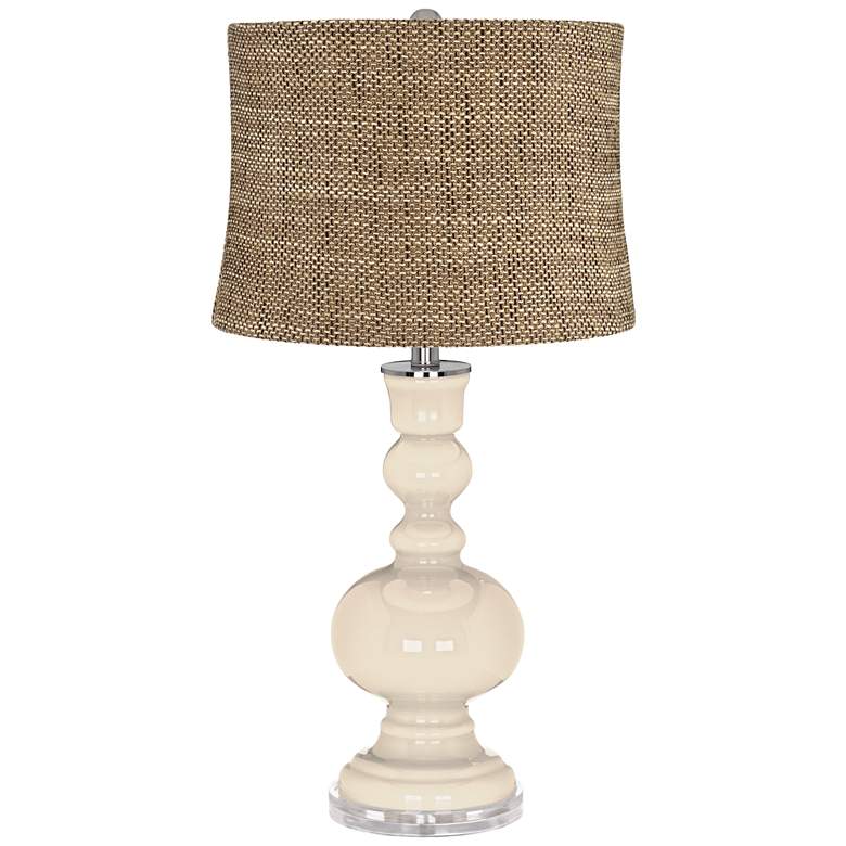 Image 1 Steamed Milk Charcoal Brown Shade Apothecary Table Lamp