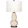 Steamed Milk Mosaic Giclee Double Gourd Table Lamp