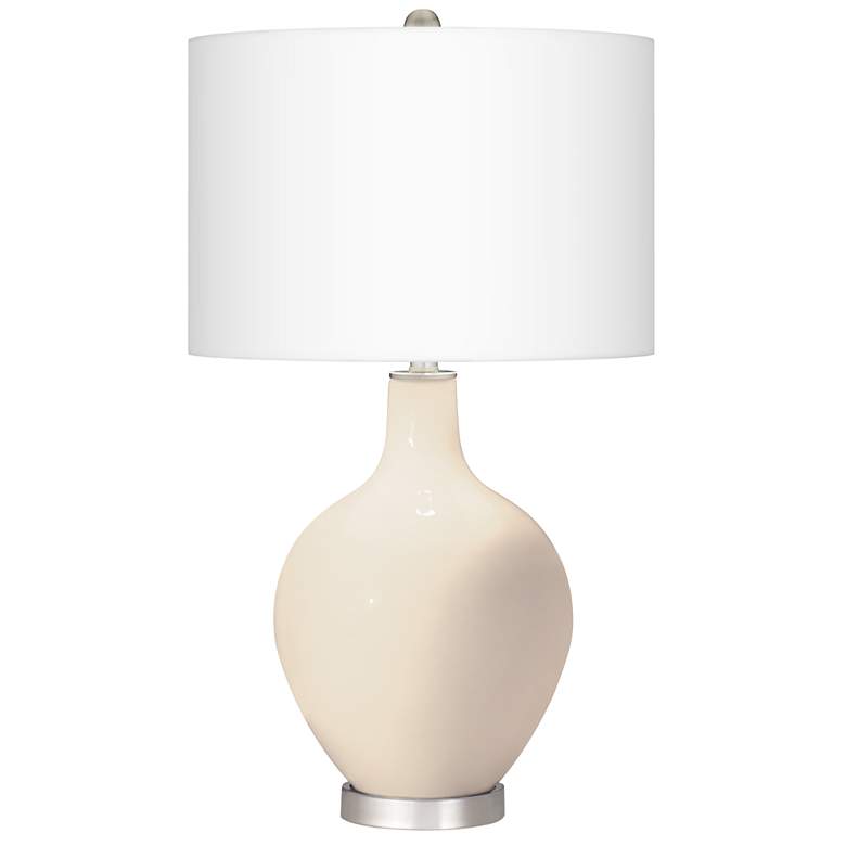 Image 2 Steamed Milk Ovo Table Lamp With Dimmer