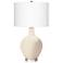 Steamed Milk Ovo Table Lamp With Dimmer