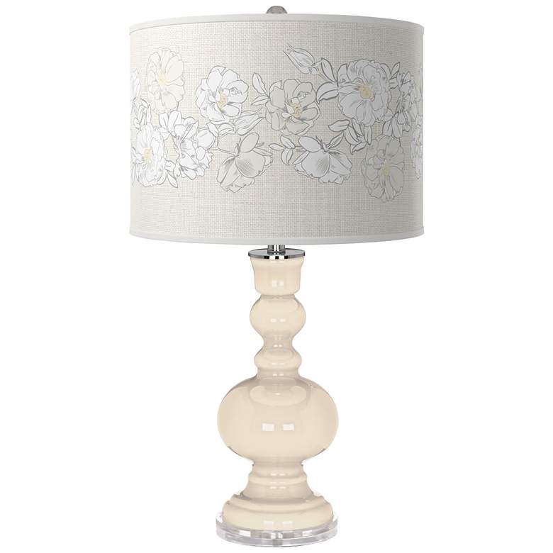 Image 1 Steamed Milk Rose Bouquet Apothecary Table Lamp