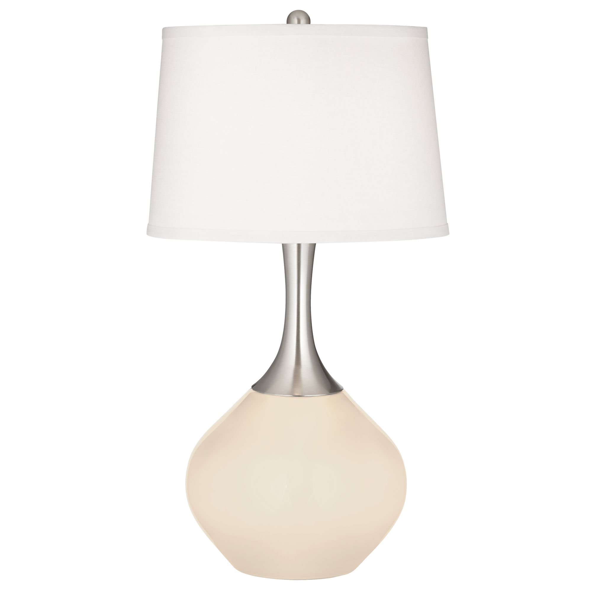 Steamed Milk Spencer Table Lamp with Dimmer
