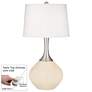 Steamed Milk Spencer Table Lamp with Dimmer