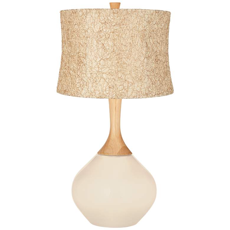 Image 1 Steamed Milk String Lace Shade Wexler Table Lamp