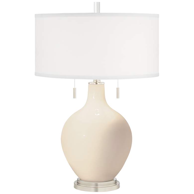 Image 2 Steamed Milk Toby Table Lamp with Dimmer
