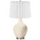 Steamed Milk White Curtain Ovo Table Lamp