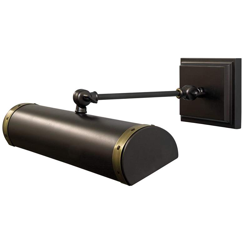 Image 1 Steamer 16"W Mahogany Bronze Direct Wire LED Picture Light