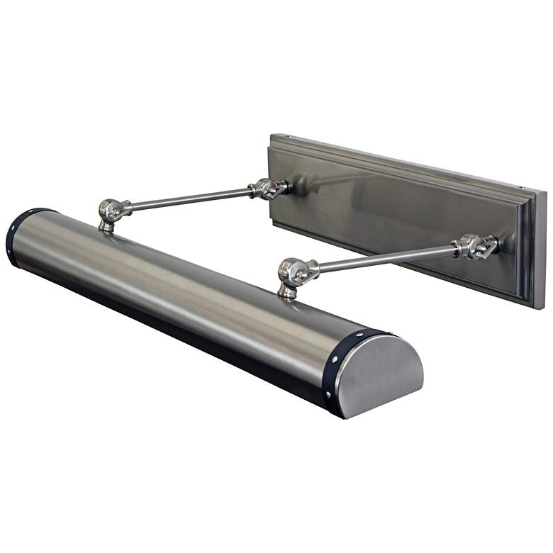 Image 1 Steamer 30" Wide Satin Nickel Direct Wire LED Picture Light