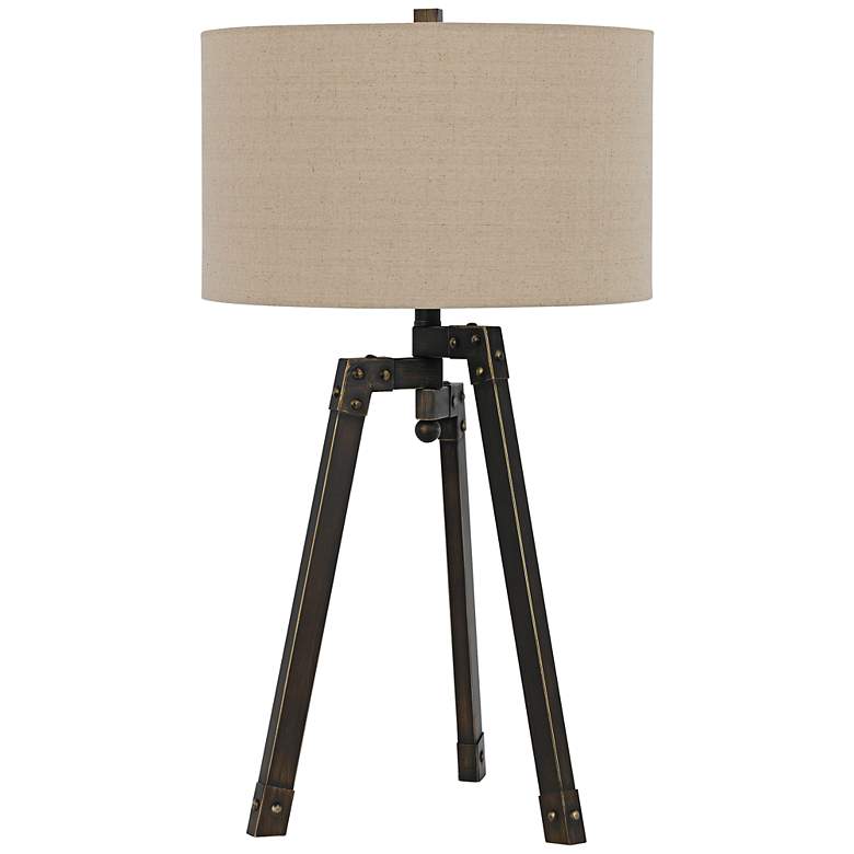 Image 1 Stearns Tripod Metal Table Lamp