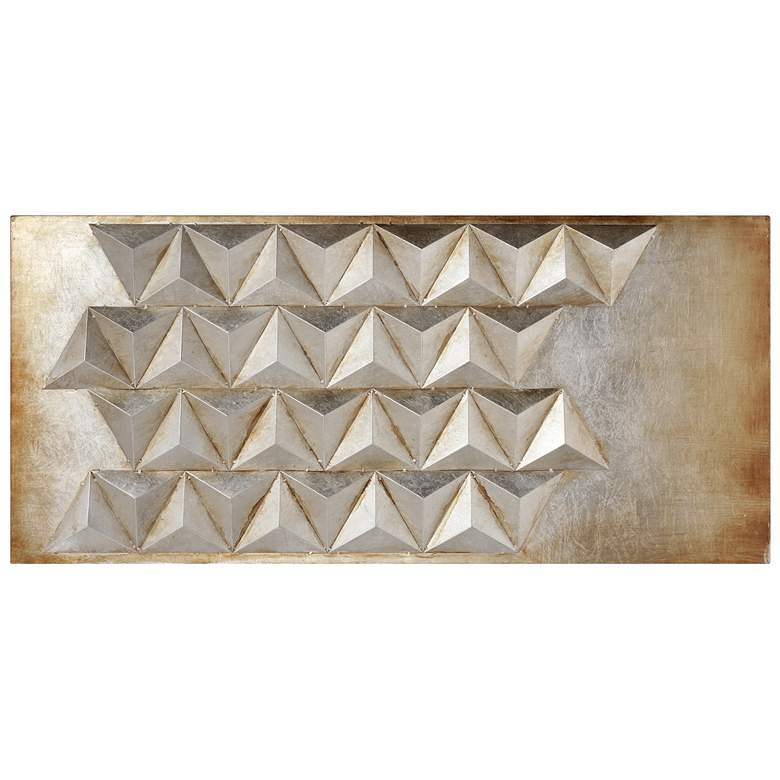 Image 1 Steel 2" Mixed Media Iron Hand Painted Dimensional Wall Art