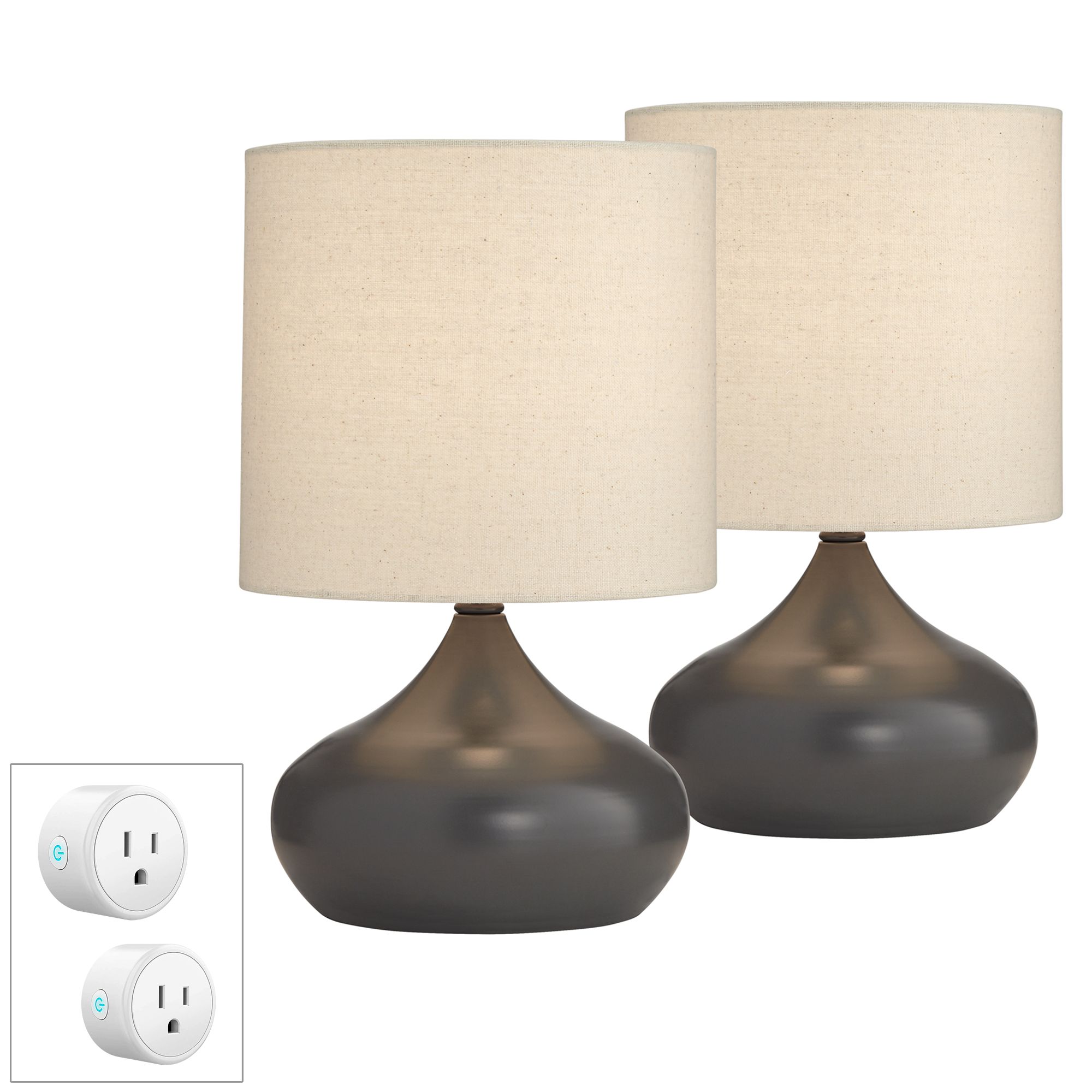 gray accent lamp