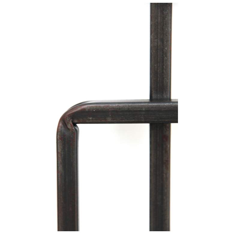 Image 4 Steel Squares Wall Decor Black more views