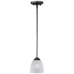 Stefan 1-Light 5" Wide Oil Rubbed Bronze Pendant Light