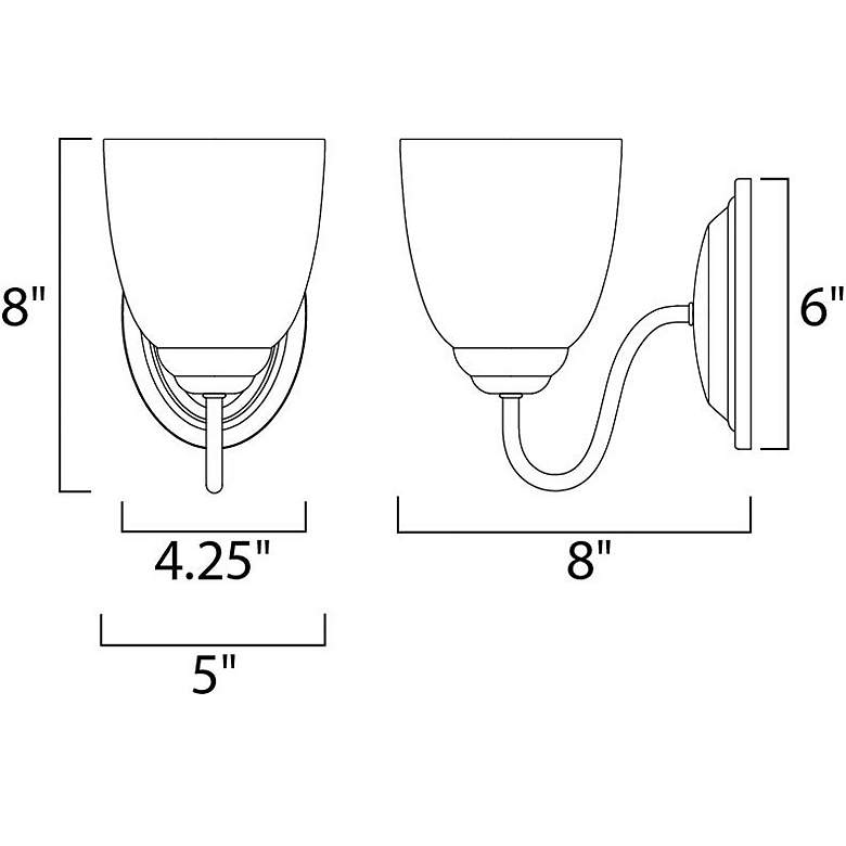 Image 2 Stefan 1-Light Wall Sconce more views