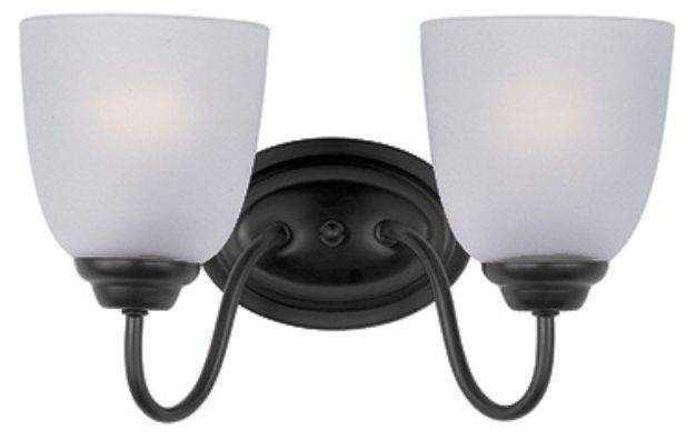 Stefan 2-Light Bath Vanity Black