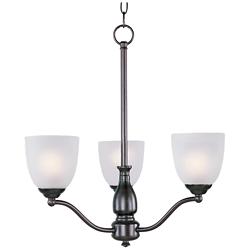 Stefan 3-Light 21" Wide Oil Rubbed Bronze Chandelier