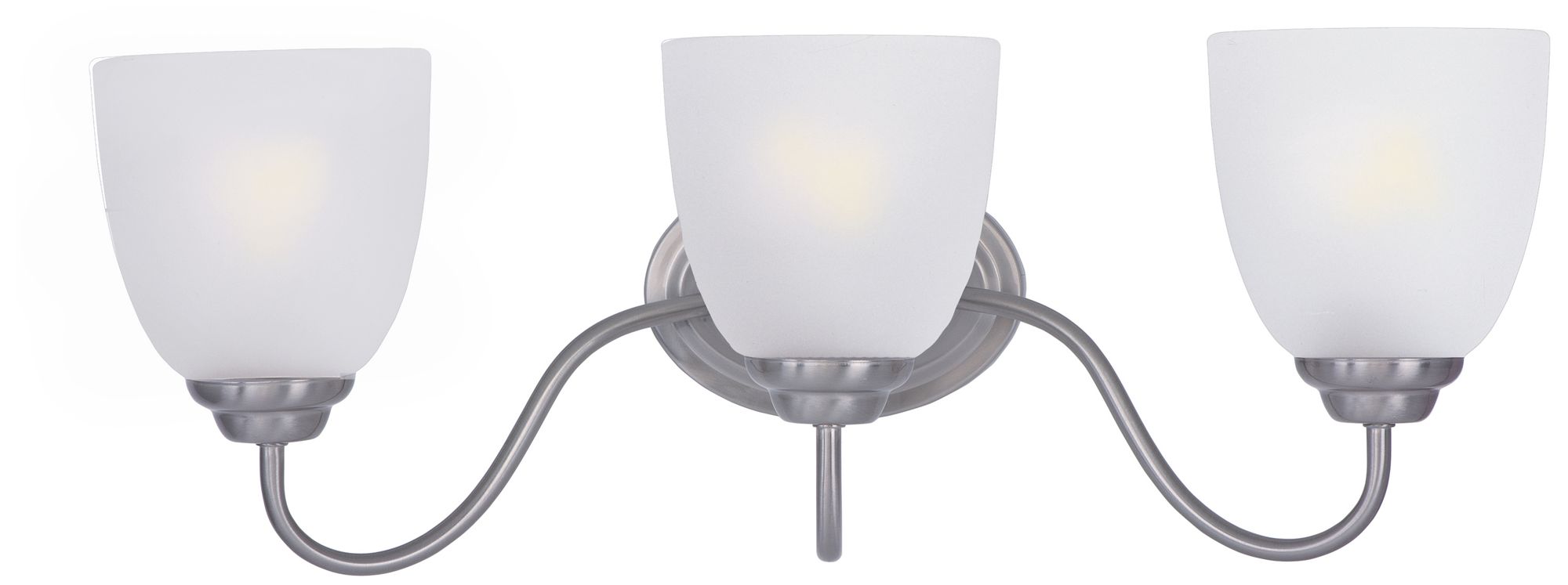 Stefan 3-Light Bath Vanity Satin Nickel