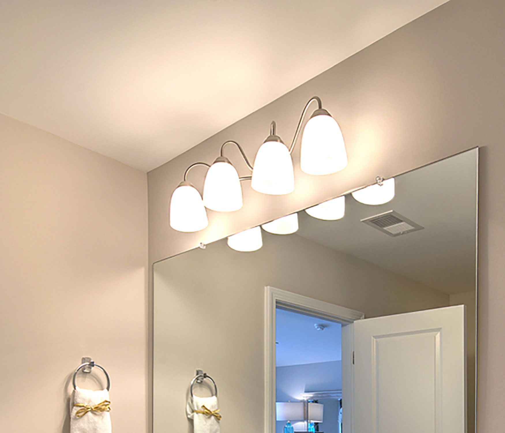 Image 2 Stefan 4-Light Bath Vanity Satin Nickel more views