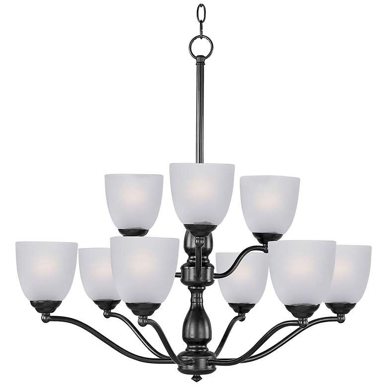 Image 1 Stefan 9-Light Chandelier - Black