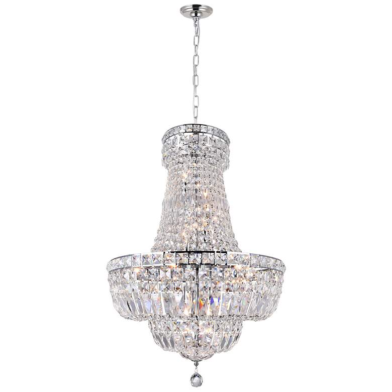Image 1 Stefania 13 Light Down Chandelier With Chrome Finish