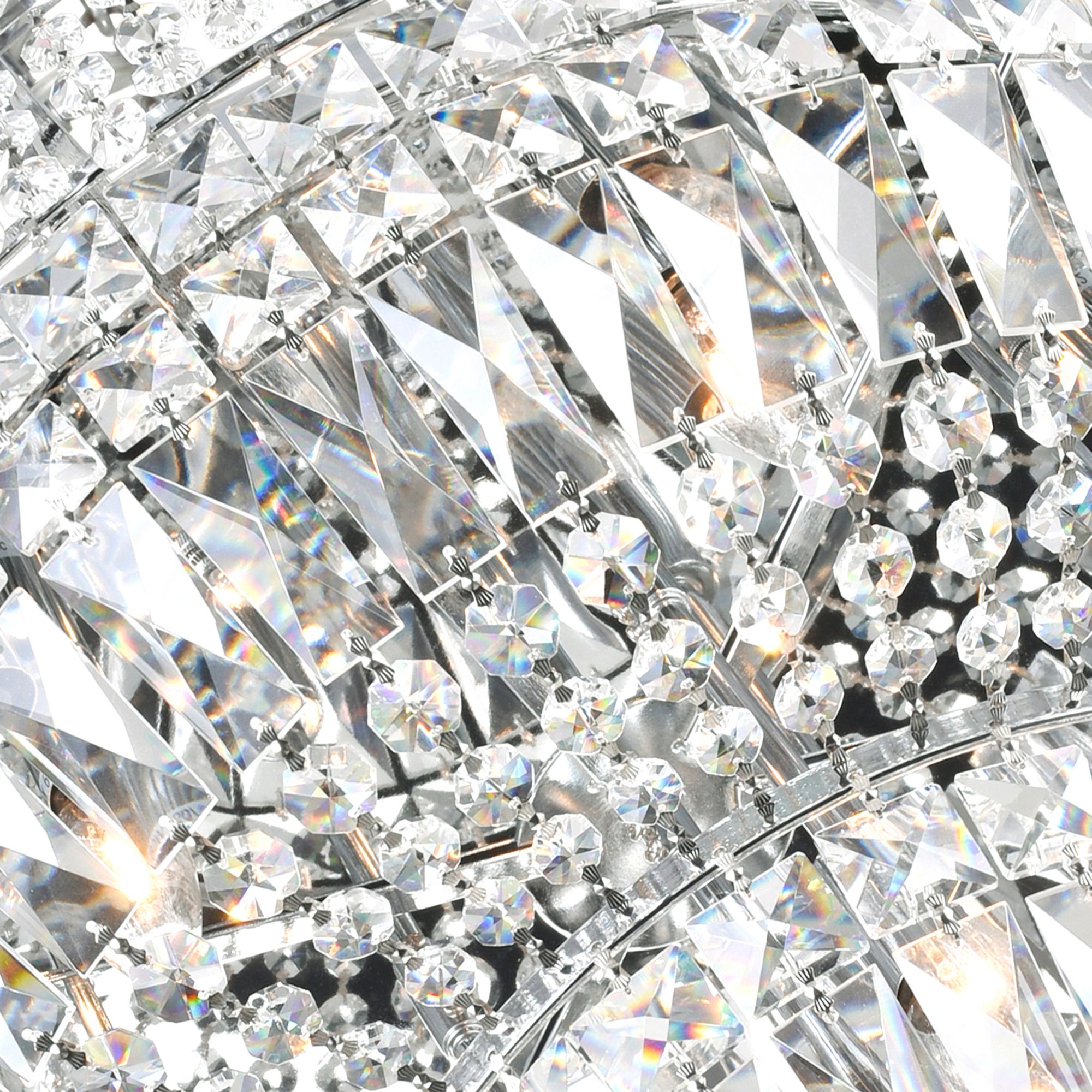 Image 5 Stefania 16 Light Chrome Flush Mount more views