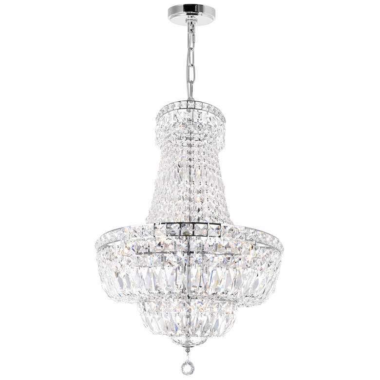 Image 1 Stefania 17 Light Down Chandelier With Chrome Finish