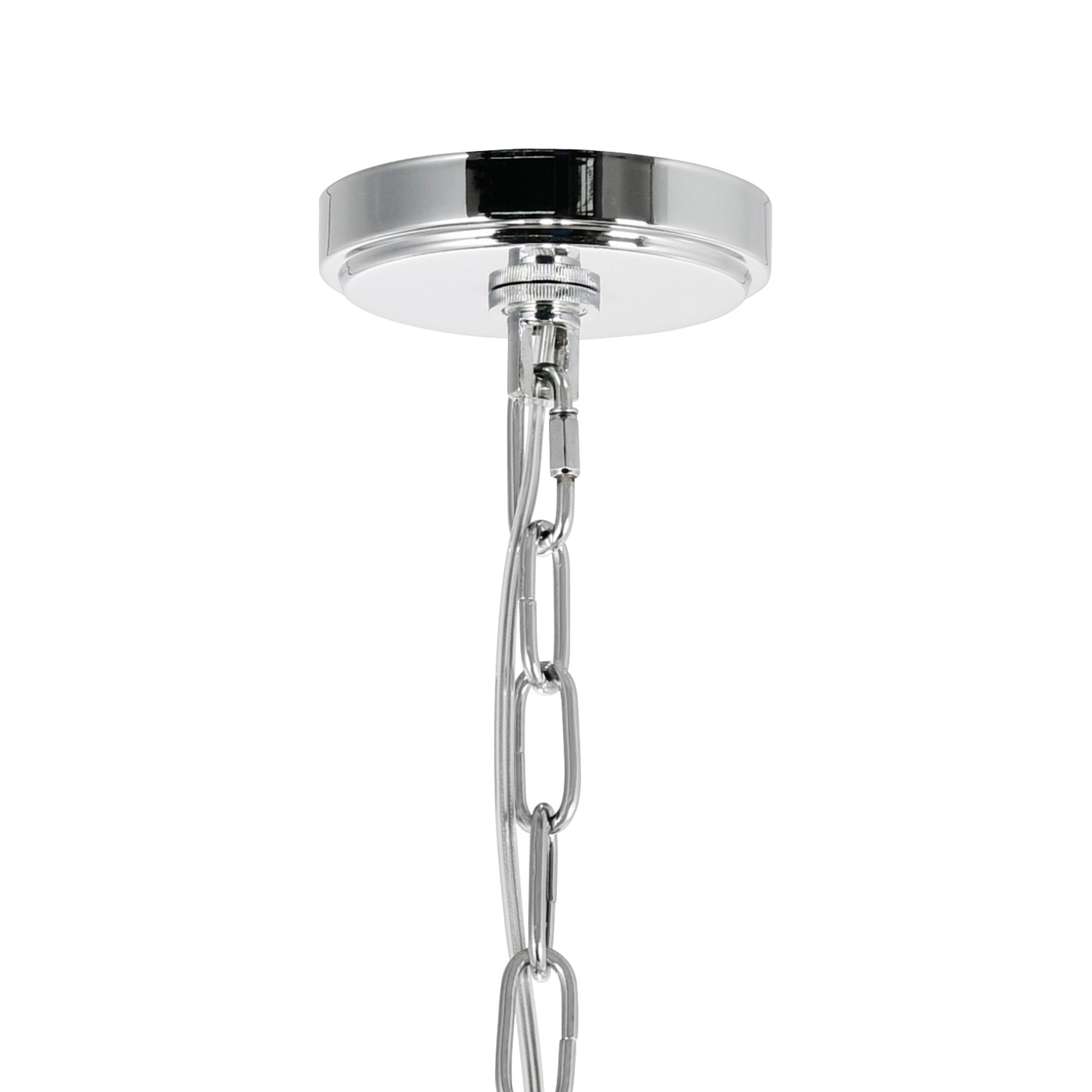 Image 5 Stefania 17 Light Down Chandelier With Chrome Finish more views